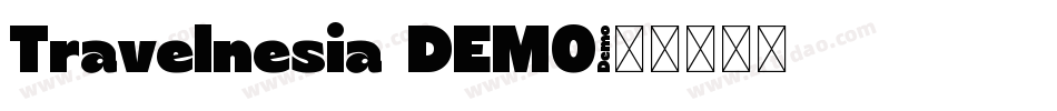 Travelnesia DEMO字体转换